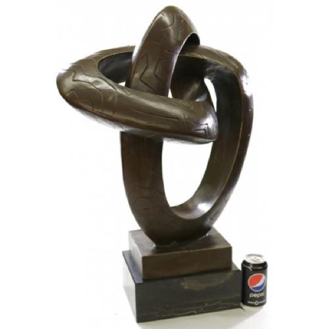 Modern Abstract Art Bronze Sculpture (1 of 8)