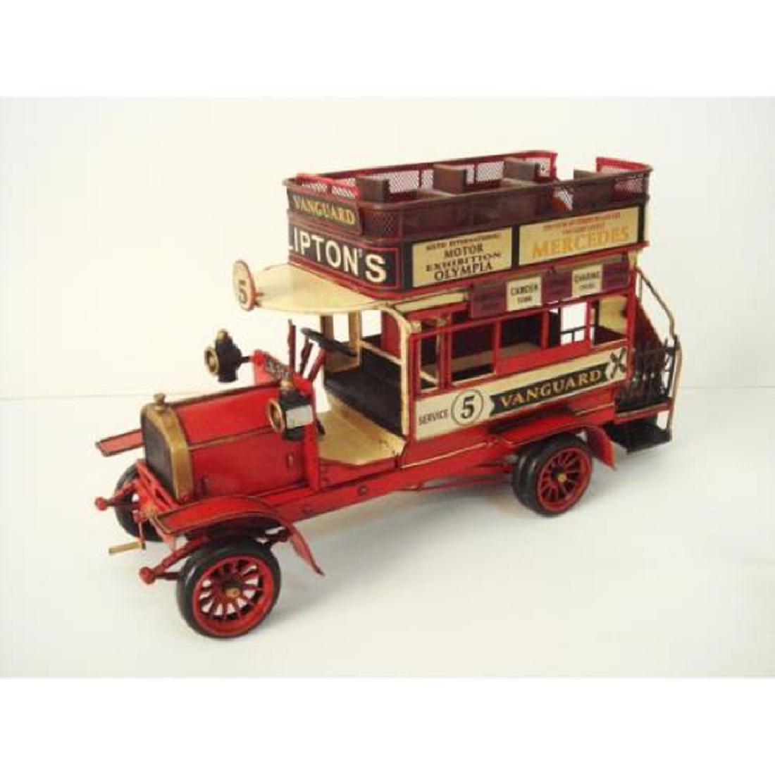 Metal Mercedes Benz Lo 1112 Bus in Red Scale: Beautifully handmade and so each piece is a unique collectible and show piece for your home. Plastic die cast metal, Ultra precision design with some moving parts where applicable, Decoration parts de