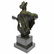 Guitar Player Bronze Figurine on Marble Base Statue - 4