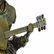 Guitar Player Bronze Figurine on Marble Base Statue - 7