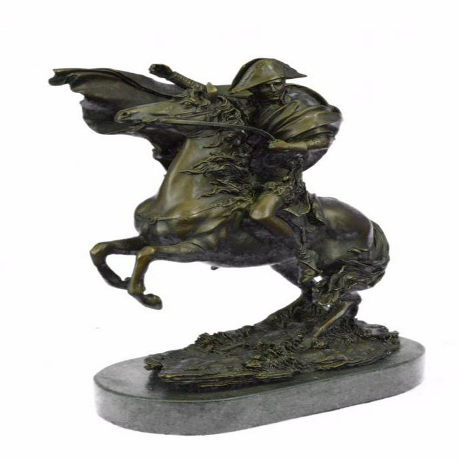Bronze on Marble Base Sculpture of Napoleon Bonaparte (1 of 6)