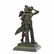 Happy Family Bronze Sculpture on Marble Base Statue - 4