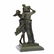 Happy Family Bronze Sculpture on Marble Base Statue - 5