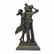 Happy Family Bronze Sculpture on Marble Base Statue - 7