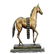 Race Horse Racing Genuine Bronze Sculpture - 9