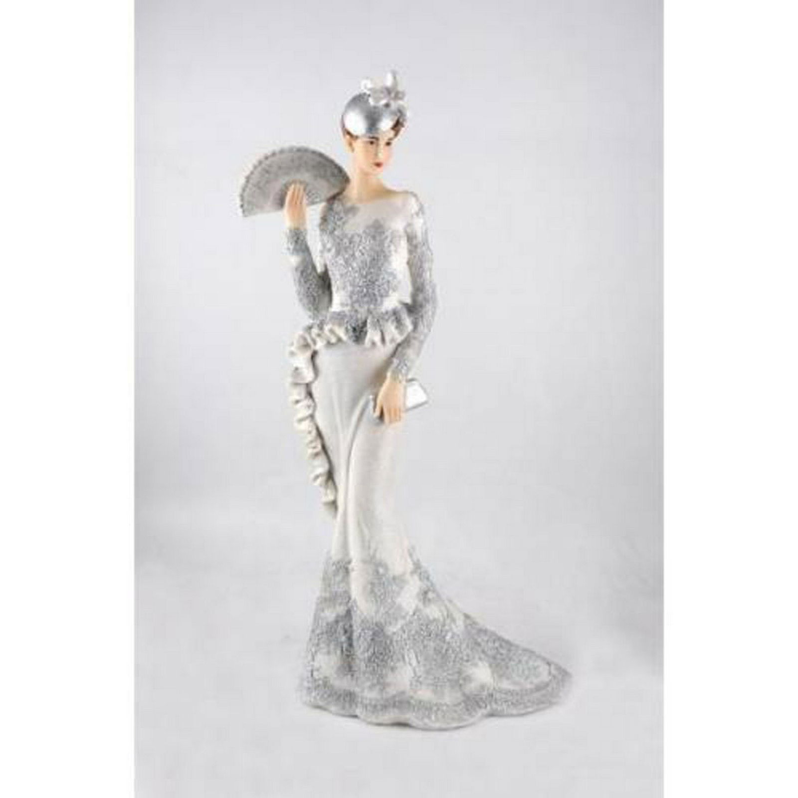 Wedding Figurine Newlyweds Poly resin Cold Cast Bronze (1 of 5)
