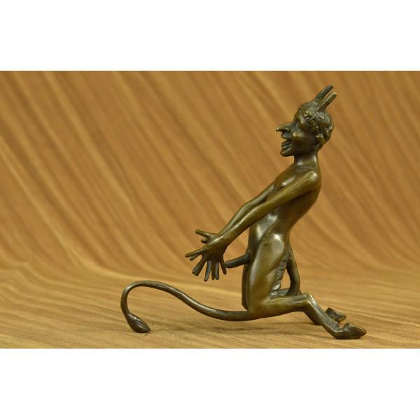 Satyr Doing the Nasty Bronze Sculpture (1 of 5)