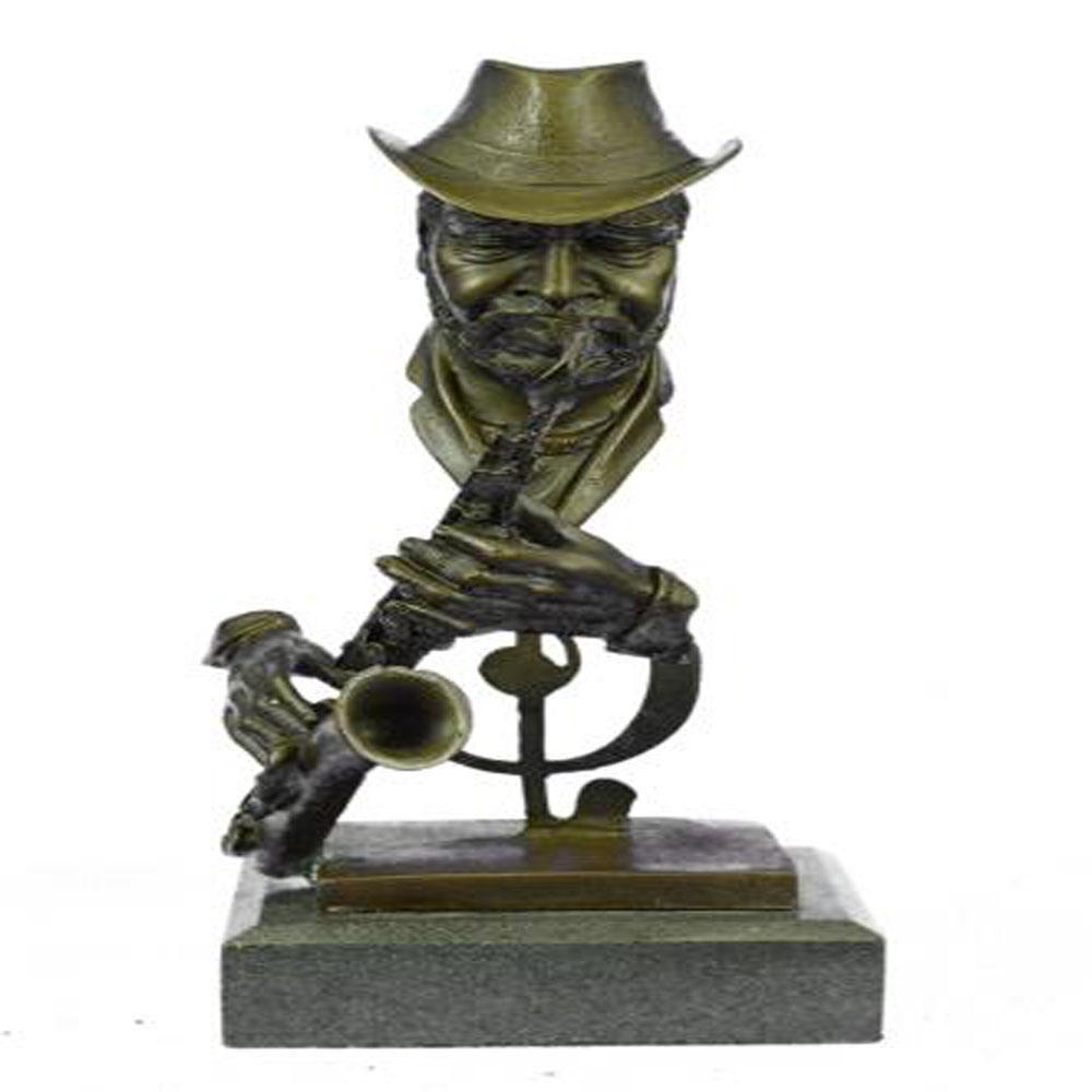 Saxophone Player Bronze Salutes (1 of 7)