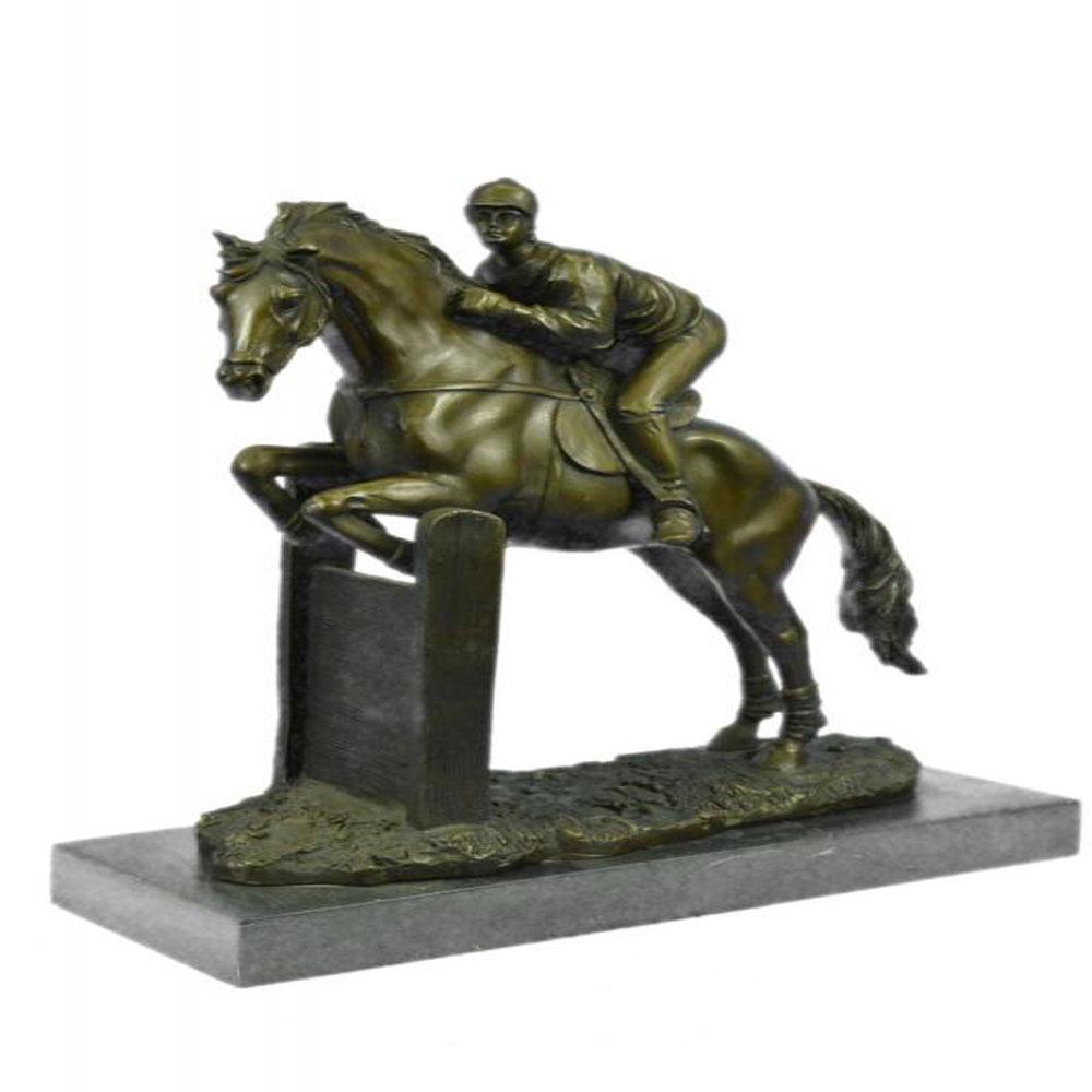 Jockey Bronze Sculpture (1 of 9)
