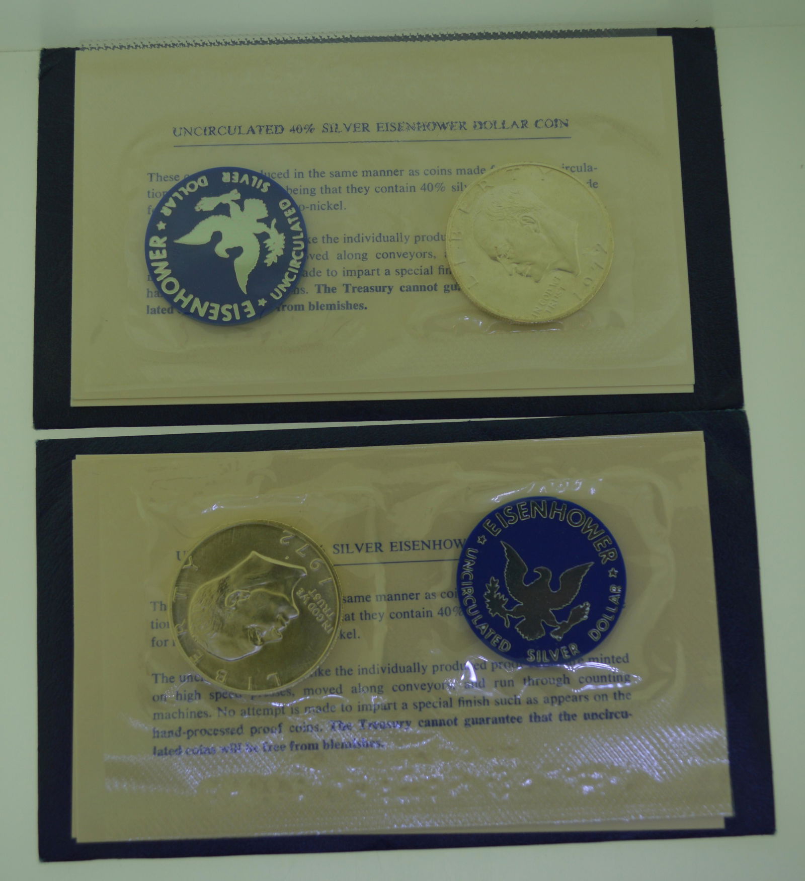 1972-S Uncirculated Eisenhower Silver Dollar (1 of 4)