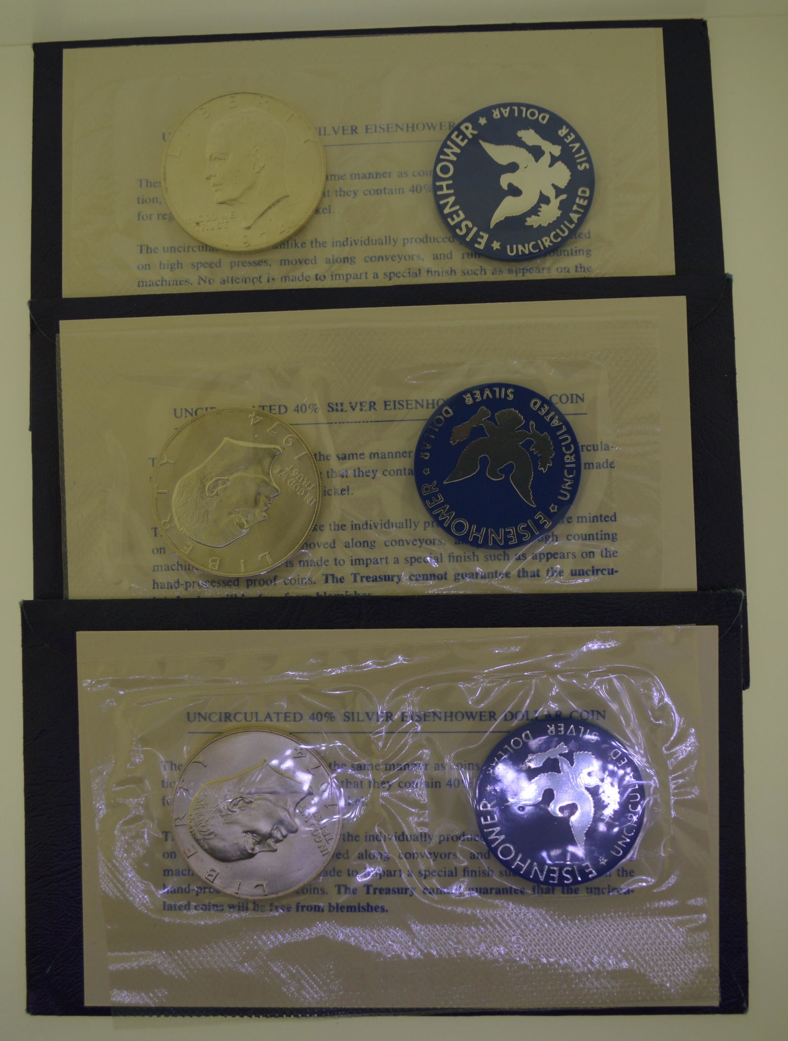 1974-S Uncirculated Eisenhower Silver Dollar (1 of 4)