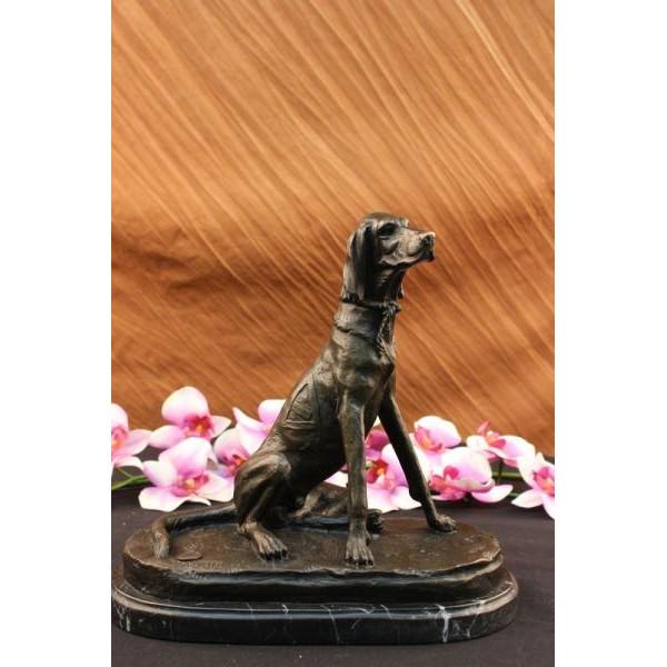 Foxhound Dog Bronze Sculpture (1 of 5)