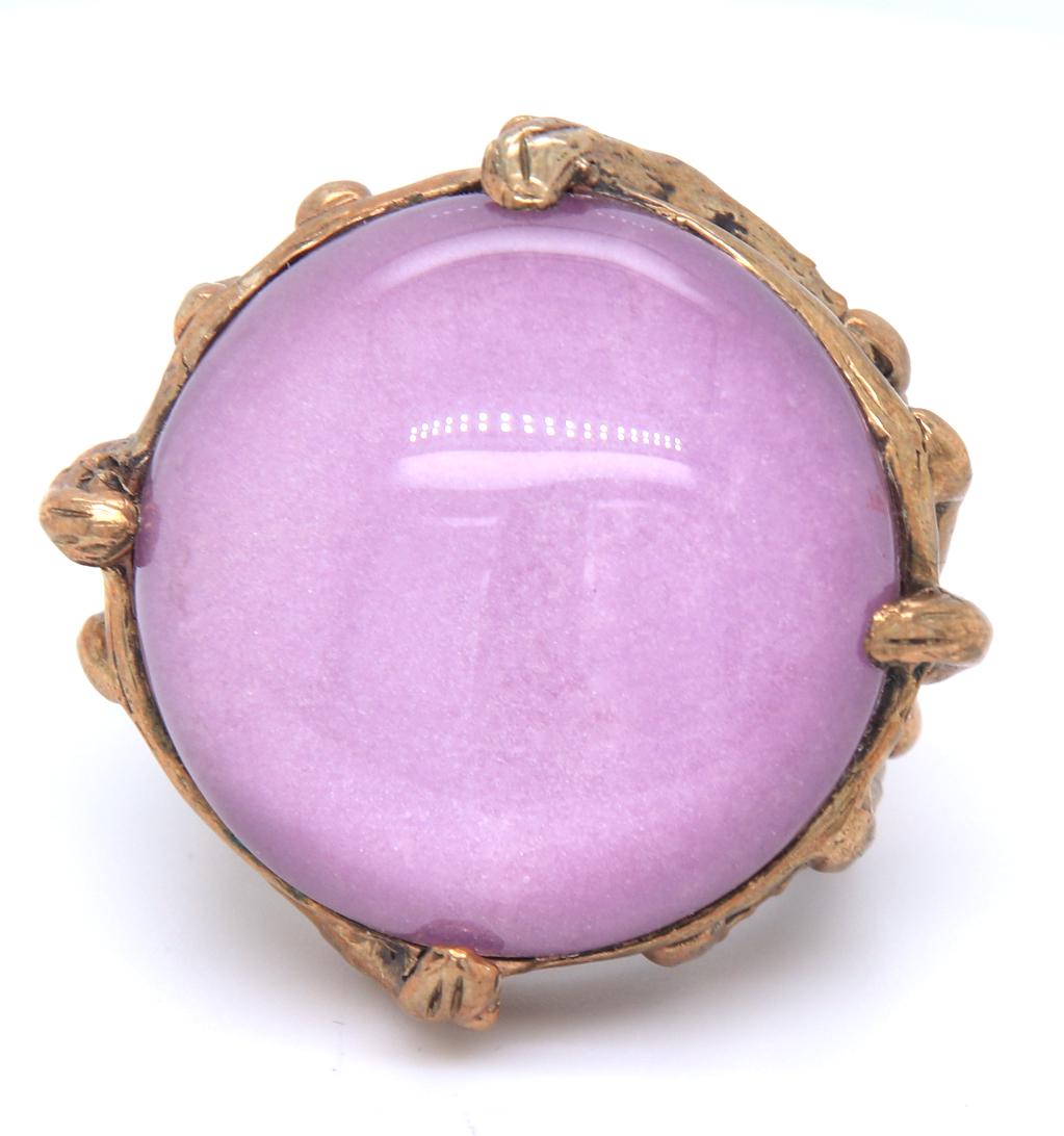 Stephen Dweck Phosphosiderite Branch Ring: Stephen Dweck Phosphosiderite Branch Ring. Total weight of Ring 29.39 Grams. Ring Size 7"