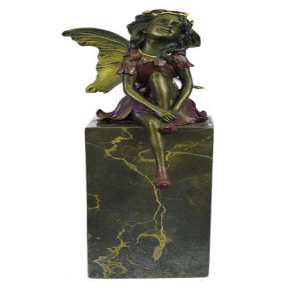 Butterfly Girl Angel Bronze Sculpture (1 of 9)