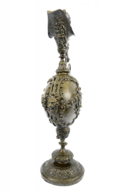 Elegant Decorative Spout Vase Bronze Sculpture (1 of 9)