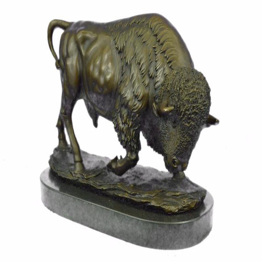 American Buffalo Bronze Sculpture (1 of 9)