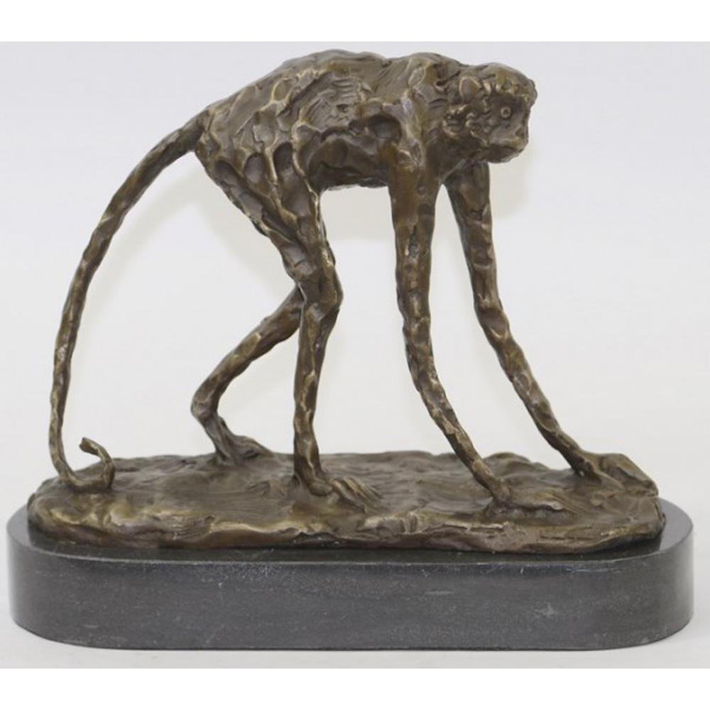 Monkey Animal Bronze Sculpture (1 of 9)