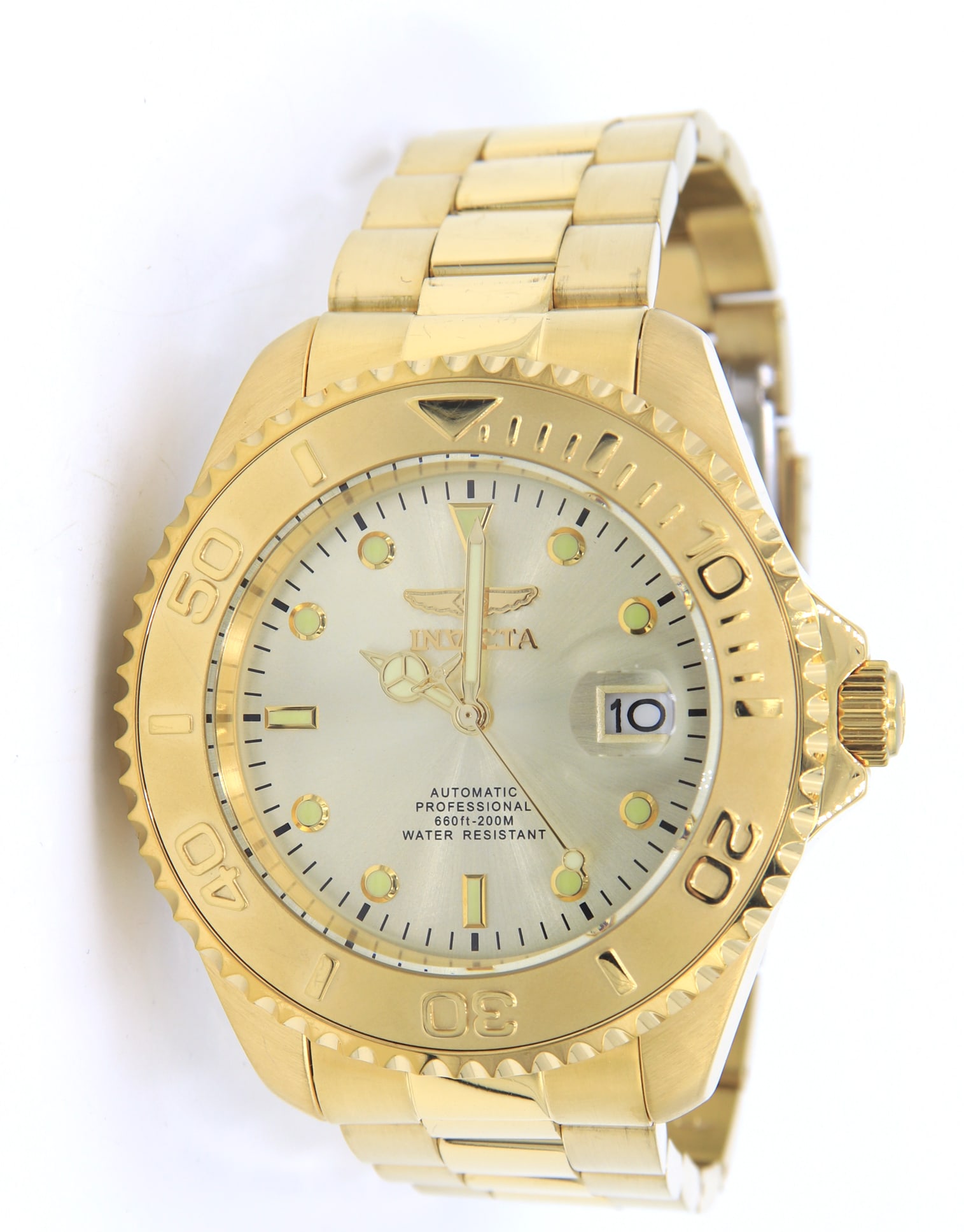Invicta Pro Diver Automatic 47mm Watch: Invicta Pro Diver Automatic 47mm Stainless Steel 8.25 inches Watch. Total weight of Watch 200.70 Grams.