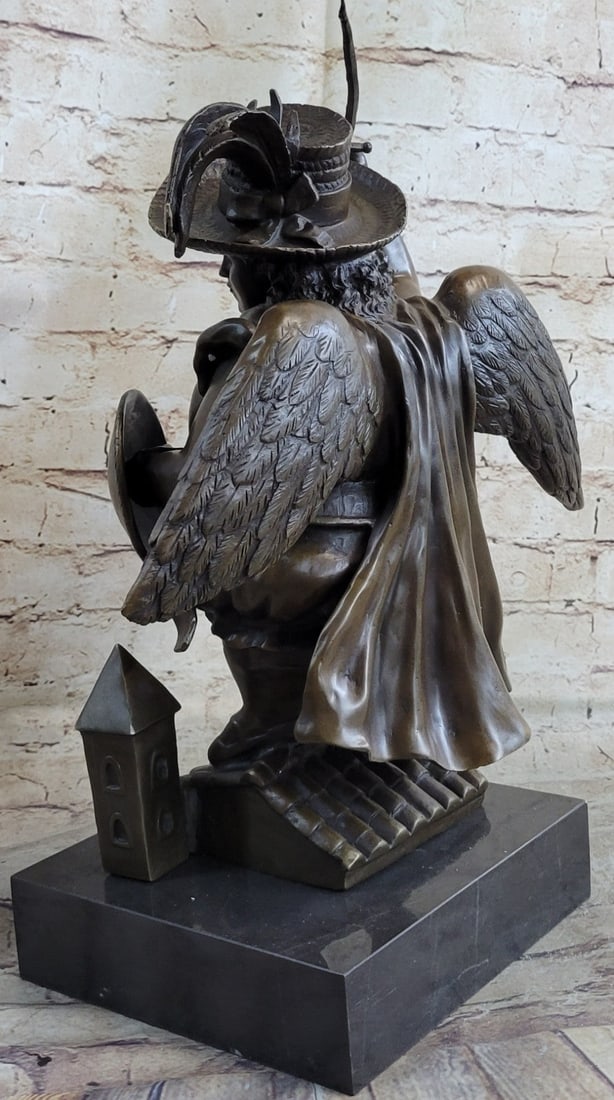 Fancy Large Archangel With Hat by Fernando Botero Bronze Sculpture Figurine Deal (1 of 3)