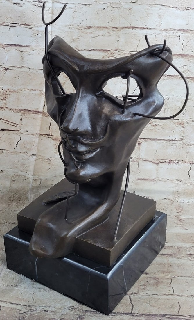 SALVADOR DALI CONTEMPORARY ART TRIBUTE BRONZE STATUE / SCULPTURE ABSTRACT MODERN (1 of 9)