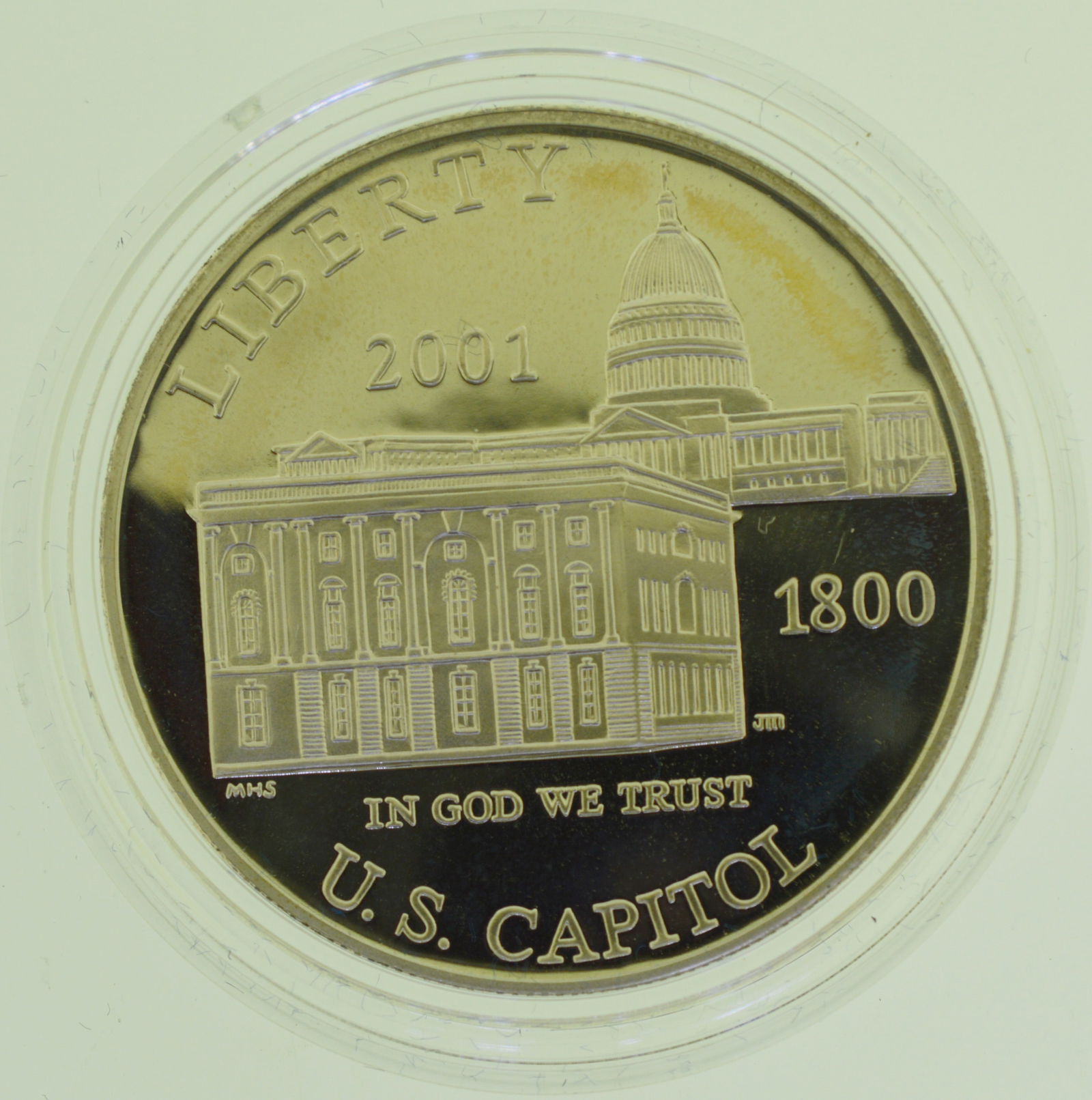 2001-P Capital Visitor Center Proof Silver Dollars US Coin (1 of 3)