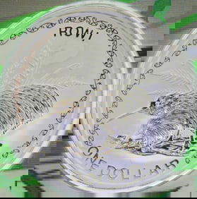 2005 1oz Rowi Fine Silver $1 New Zealand Coin