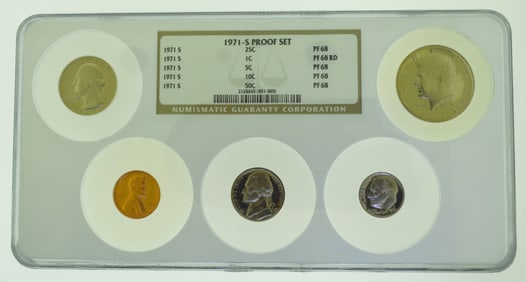 1971-S Proof Set Graded NGC Proof In Multi Slab Holder