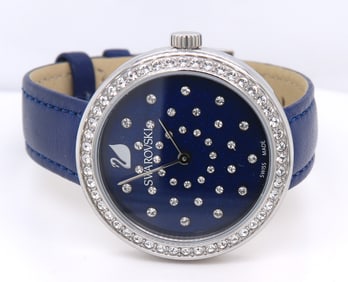 Swarovski Daytime Blue 34mm Quartz Watch