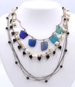 925 Sterling Silver Lot of 4 Necklaces