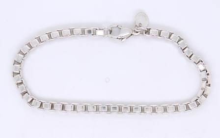 925 Sterling silver Tiffany & Co Venetian link bracelet