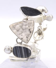 925 Sterling silver The Dreamer multi stone bracelet