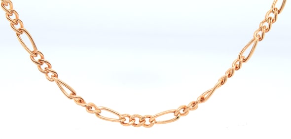 20kt Yellow gold Figaro chain necklace