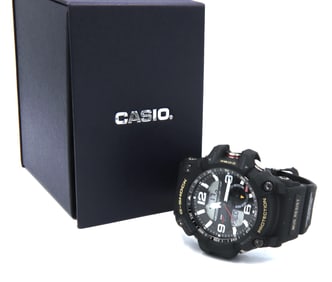 Men's Casio G-shock twin Sensor Mudmaster black dial watch