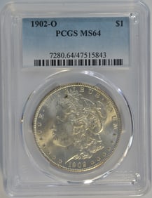 1902-O PCG MS64 Morgan Silver Dollar