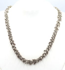 Vintage 925 sterling silver dangle necklace