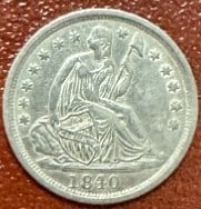 1840 Half Dime US Coin