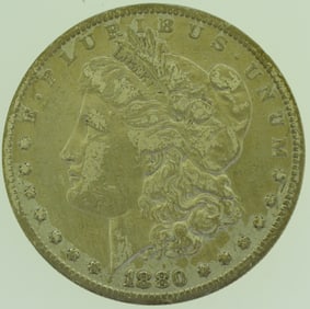 1880-O Morgan Silver Dollar $1 US Coin