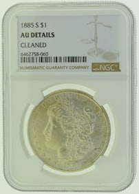 1885-S Morgan Silver Dollar $1 US Coin