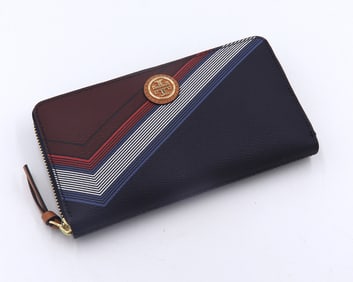 Tory Burch Kerrington Zip Continetal Multi Color Zip Wallet