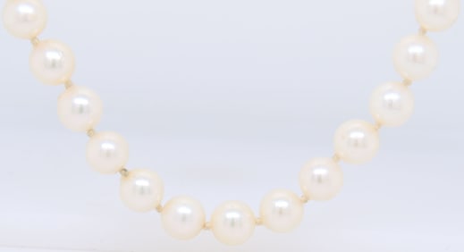 Fresh water pearl strand necklace