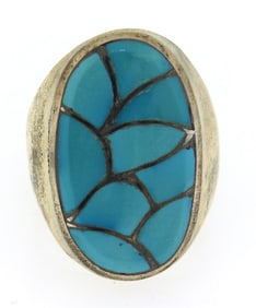 925 Sterling Silver Turquoise Ring