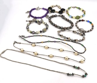 Group lot of vintage sterling silver jewelry