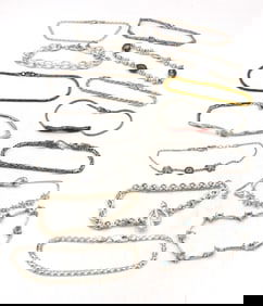 Vintage 925 sterling silver lot of 14 bracelets