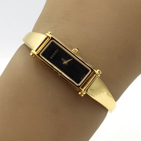 Gucci 1500L quartz gold plated watch