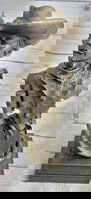 Buffalo Bill Old West Cowboy Bronze Sculpture (1 of 10)