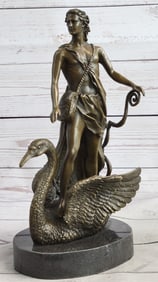 Greek Soldier Bronze Statue