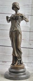 Nymph of the Woods Bronze Figurine