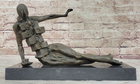 Modern Female Bronze Sculpture