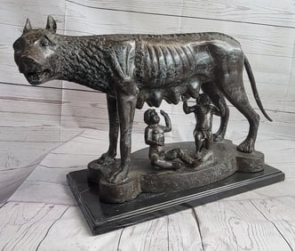 The Capitoline Wolf Bronze Statue