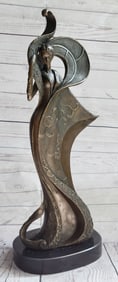 Brown Patina Bronze Sculpture